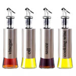500ml High-Quality Stainless-Steel Covered Smart Glass Oil Bottle - Image 6