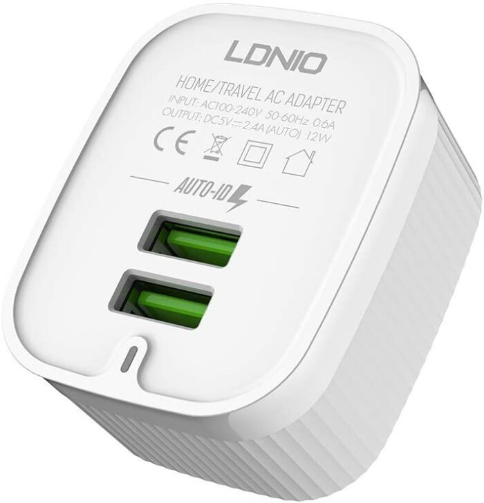 ADVIRE LDNIO A201 2.4A MAX Universal Travel Charger - Image 4