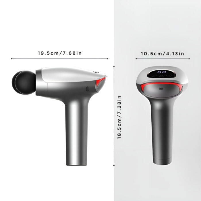 BLD-922 Compact And Quiet Double-Head Portable Massager With 10 Speed Levels - Image 5