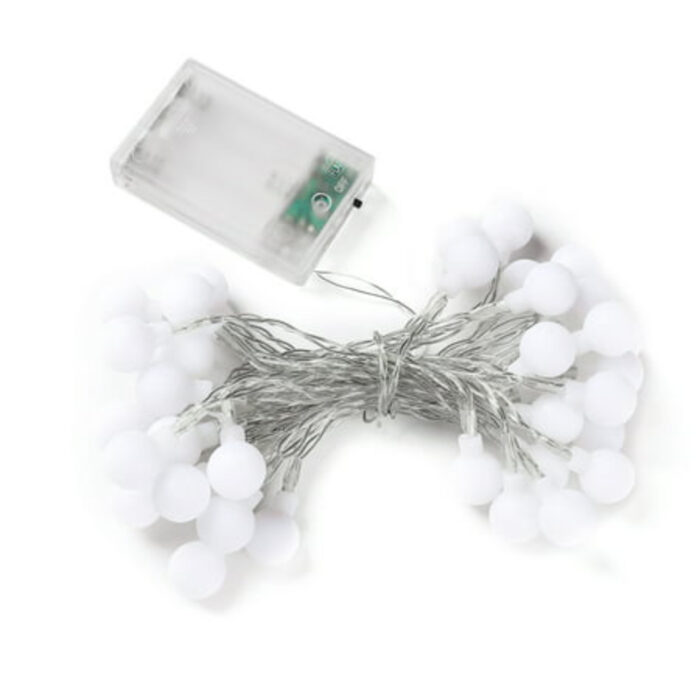 5M LED String Fairy Lights With 50 Ball Shaped Bulbs For Home And Outdoor Decoration - Image 8