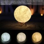 3D Magical Moon LED Night Light Desk Lamp USB Rechargeable 7 Light Colors For Home Decoration - Image 5