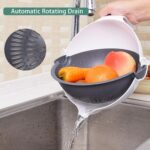 5pcs Multi-Function Vegetable Potato Slicing Shredding Machine Washing Household Grater Draining Basket - Image 13
