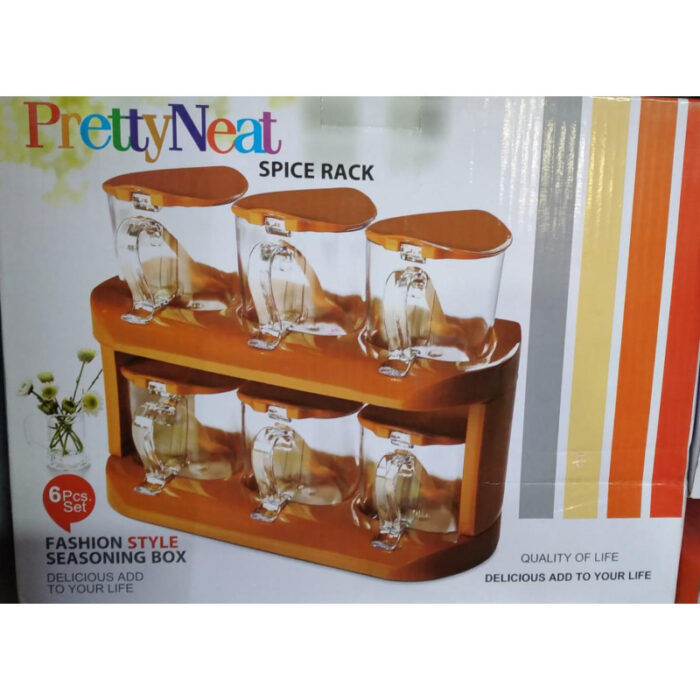 6 Pcs Fashion Style Seasoning Spice Rack Set - Image 2