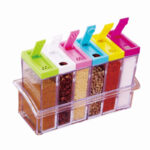 6 PCs Plastic Spice Shaker Seasoning Boxes Plastic Storage Container - Image 3
