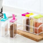 6 PCs Plastic Spice Shaker Seasoning Boxes Plastic Storage Container - Image 5