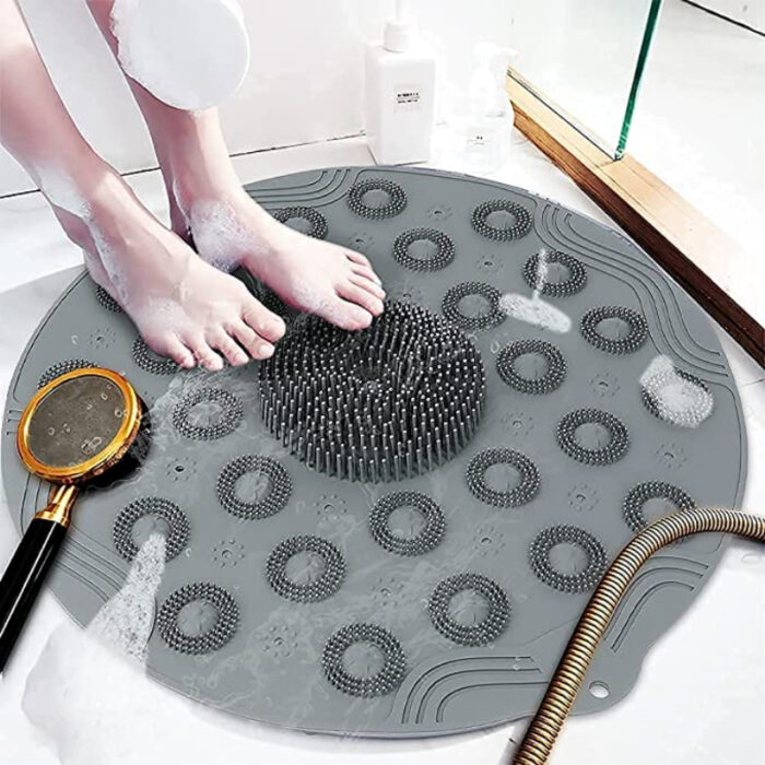 Silicone Foot Massage Cleaning Bath Mat For Ultimate Relaxation And Cleanliness - Image 3