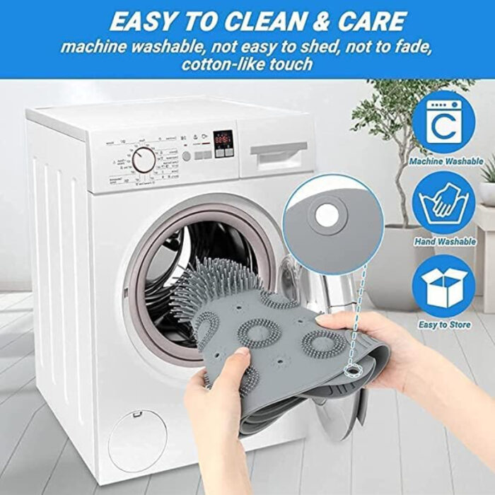 Silicone Foot Massage Cleaning Bath Mat For Ultimate Relaxation And Cleanliness - Image 4