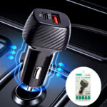 SOVO SCR-440PD SUGAR 25W PD Quick Charge Car Charger