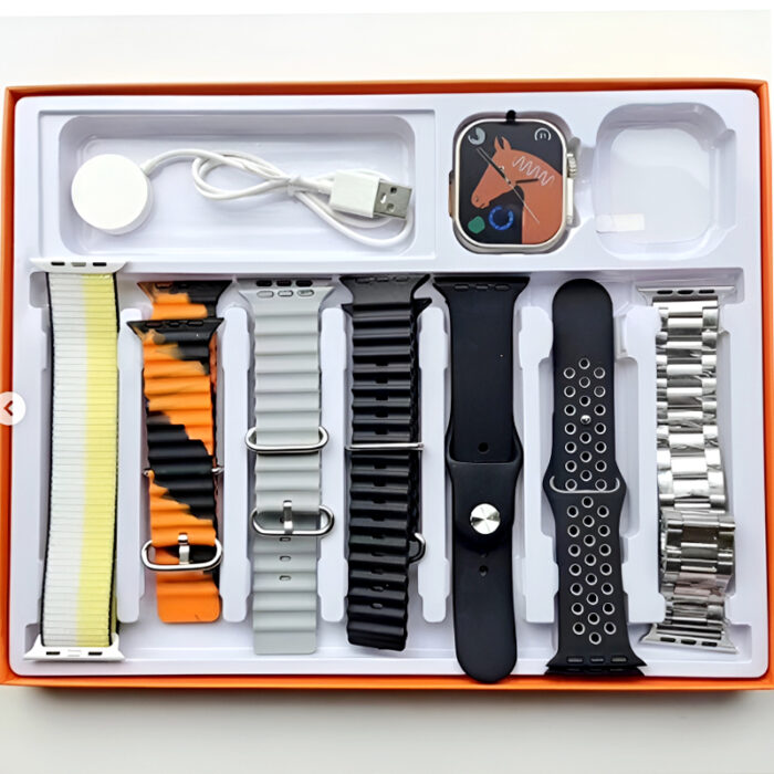 7-in-1 Ultra 2.01 Big Display Smartwatch with 7 Straps – Ultimate Versatility - Image 7