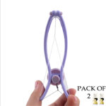 Pack Of 2 Facial Care Beauty Neck & Body Hair Removal Machine With Threader Tool - Image 3