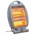 800W Instant Heating Portable Electric Quartz Heater With Auto Tip-Over Protection - Image 2