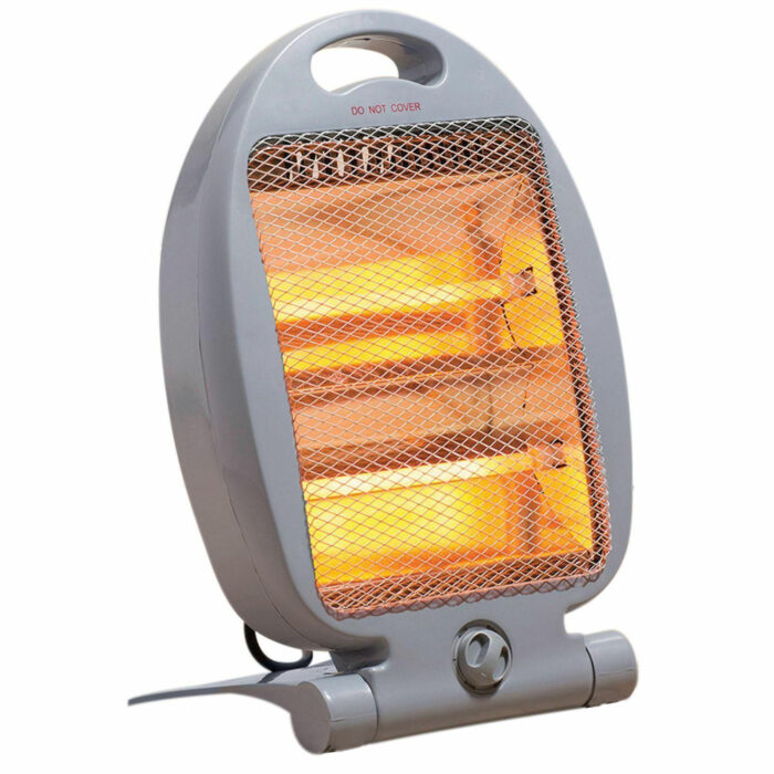 800W Instant Heating Portable Electric Quartz Heater With Auto Tip-Over Protection - Image 2