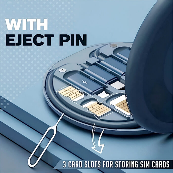 60W Multifunctional Fast Charging Data Cable Set – Portable 5-in-1 Charging Solution - Image 7