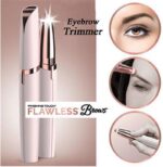Electric Eyebrow Trimmer Makeup Mini Eye Brow Shaver Razor Portable Epilator Facial Hair Remover For Women - Image 2