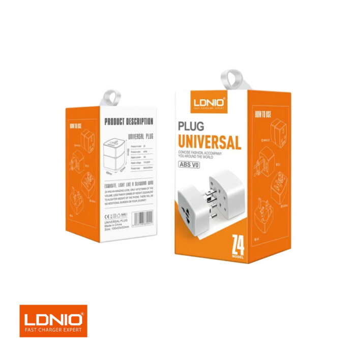 LDNIO Z4 6A Max Universal Travel Adapter Compact Design with Multi-Safety Protection - Image 3