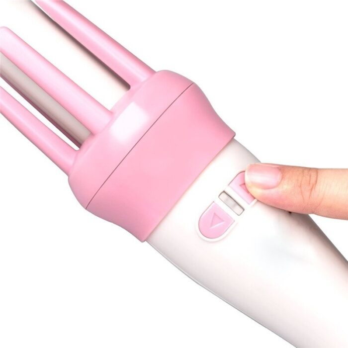 Automatic Hair Curler Rotating Rolling Iron Fast Styling Wand Ceramic Heating Tube with Plant Protein Coating - Image 2