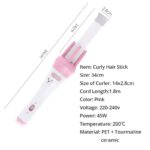 Automatic Hair Curler Rotating Rolling Iron Fast Styling Wand Ceramic Heating Tube with Plant Protein Coating - Image 6