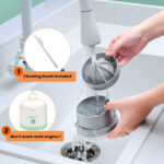 Automatic Household Electric Citrus Juicer With USB & Cleaning Brush - Image 8