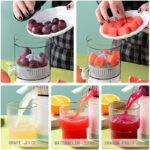 Automatic Household Electric Citrus Juicer With USB & Cleaning Brush - Image 9