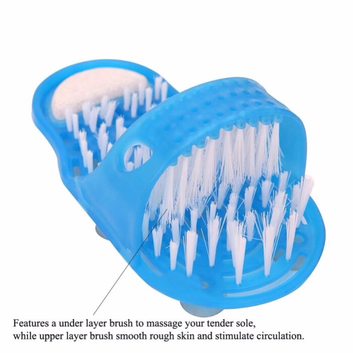 1Pcs Shower Bathroom Foot Massage Cleaning Slipper Feet Exfoliating Cleaner Suction Brush - Image 5