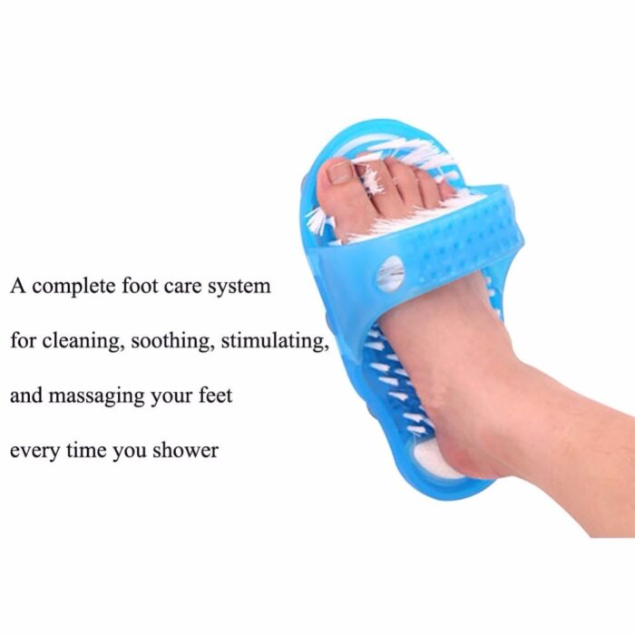 1Pcs Shower Bathroom Foot Massage Cleaning Slipper Feet Exfoliating Cleaner Suction Brush - Image 7
