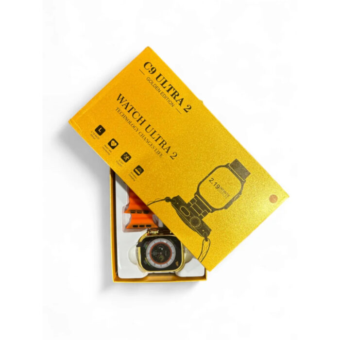 C9 Ultra Max Gold Edition Smartwatch with 2.1″ Infinite HD Display, Calls, Health Tracking & Smart Notifications - Image 4