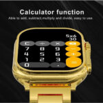 C9 Ultra Max Gold Edition Smartwatch with 2.1″ Infinite HD Display, Calls, Health Tracking & Smart Notifications - Image 5