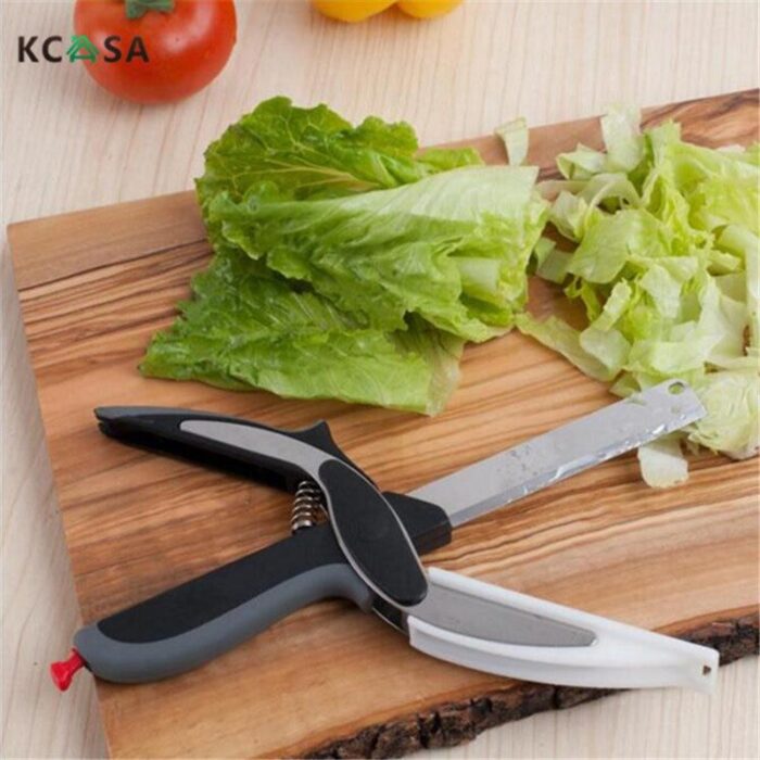 Clever Cutter Stainless Steel Multifunction Kitchen Vegetables Bread Slicer Chopper - Image 5