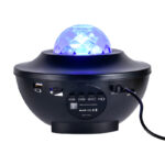 Compact Multi-Functional LED Galaxy Projector Light With Built-In Bluetooth Speaker – Portable Mini Design - Image 8