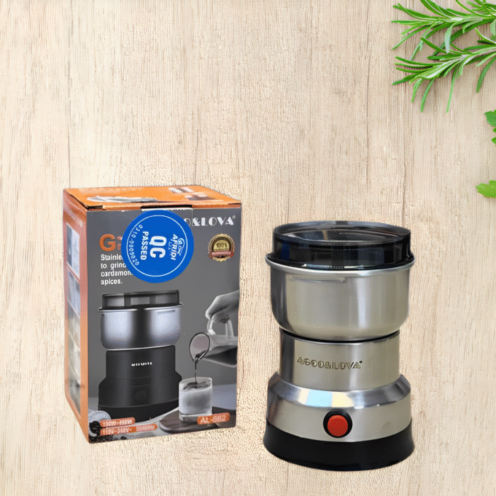 AL-661 Compact Multifunctional 400W Stainless Steel Grinder with 4 Blades for Versatile Use - Image 1