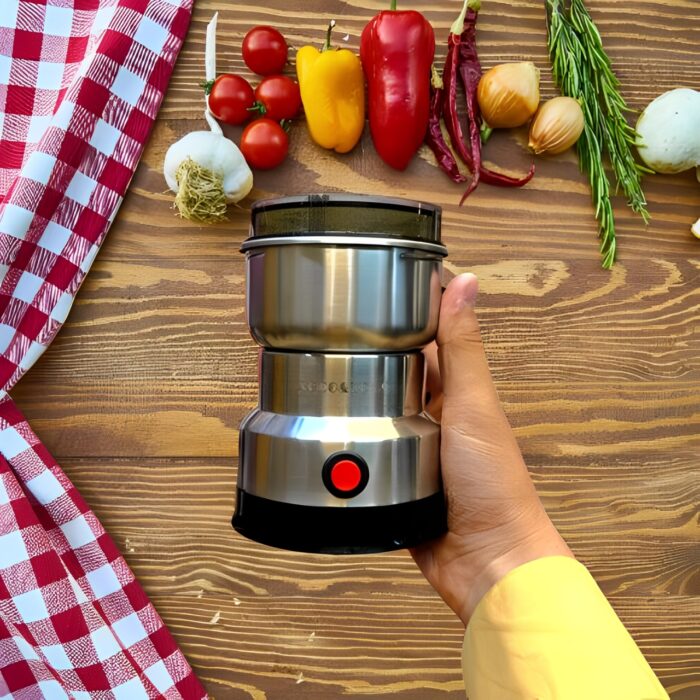 AL-661 Compact Multifunctional 400W Stainless Steel Grinder with 4 Blades for Versatile Use - Image 7