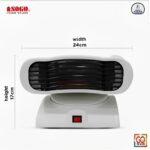 SECO SG-014 GM Climax Portable Fan Heater with Dual Power Settings 600W and 1200W for Efficient and Versatile Heating - Image 2