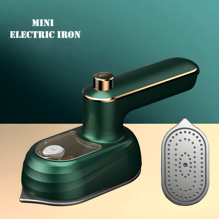 Mini Compact EV Porcelain Gold Electric Iron Effortless Precision With 130°C Constant Temperature For Efficient Dry And Wet Ironing - Image 11