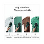 Mini Compact EV Porcelain Gold Electric Iron Effortless Precision With 130°C Constant Temperature For Efficient Dry And Wet Ironing - Image 5