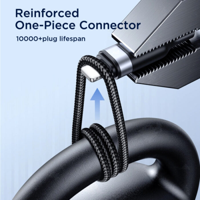 JoyRoom S-A18 3-in-1 Fast Charging and Data Cable – USB-A to Lightning, Type-C, and Micro, 3.5A - Image 13