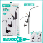 Pack Of 2 SOVO SH-24 MILO Long-Lasting Comfort Wear Stereo Handsfree - Image 2