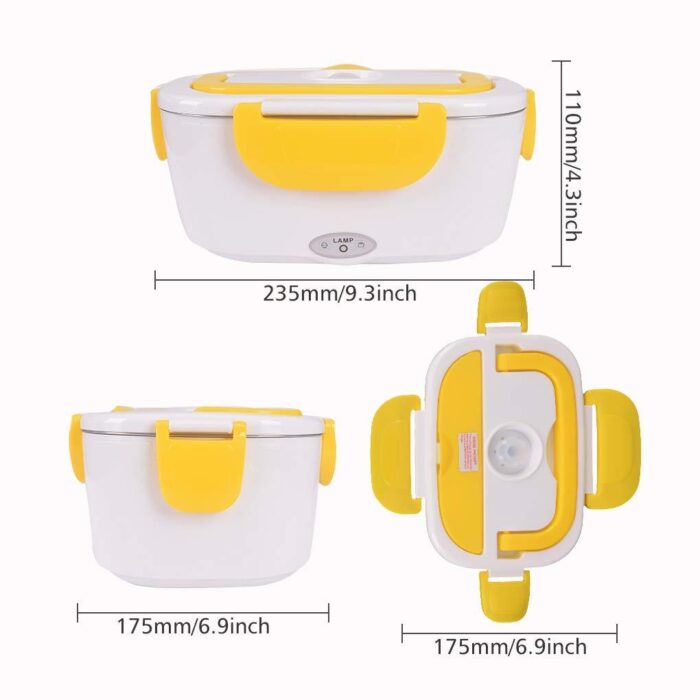 Electric Food Heating Lunch Box For Student Multi-Functional Food Warmer Container For Travel Picnic School - Image 3