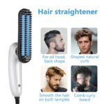 Electric Multifunctional 2-In-1 Heated Hair & Beard Straightener Comb - Image 8