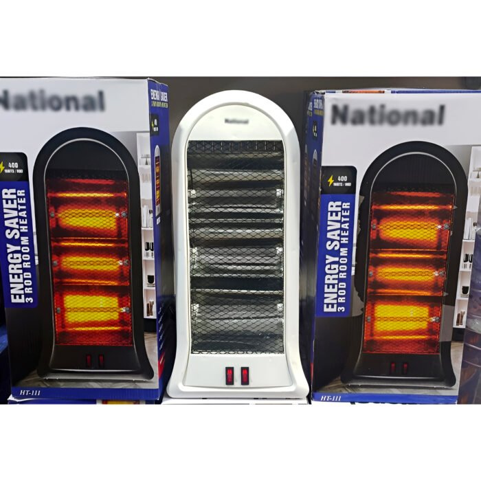 HT-111 Compact 400W Electric 3-Rod Room Heater with Advanced Safety Features - Image 8