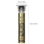 Hair Clipper Rechargeable Thread Engraving Trimmer For Men USB Electric Barber Shaving Machine - Image 2