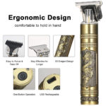 Hair Clipper Rechargeable Thread Engraving Trimmer For Men USB Electric Barber Shaving Machine - Image 5