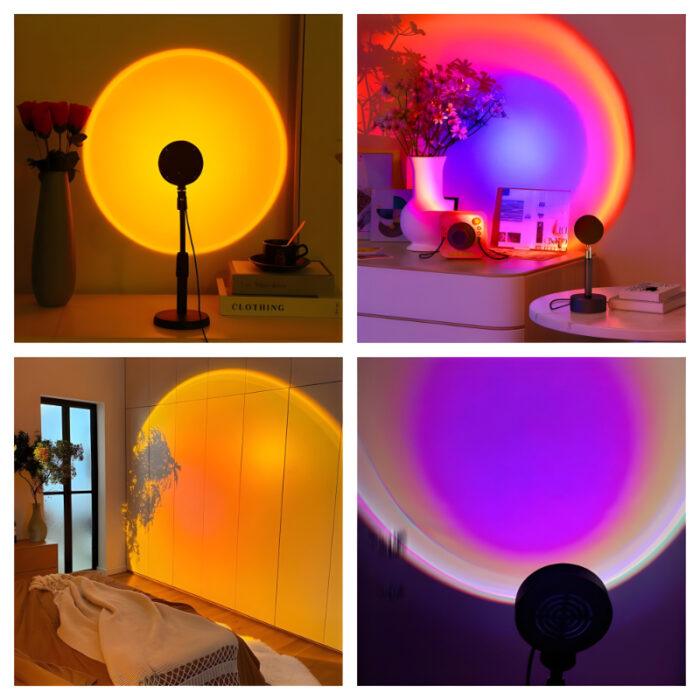 High-Efficiency USB Sunset Projector Lamp With 16-Color LED And Remote Conatrol - Image 10