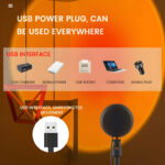 High-Efficiency USB Sunset Projector Lamp With 16-Color LED And Remote Conatrol - Image 3