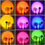 High-Efficiency USB Sunset Projector Lamp With 16-Color LED And Remote Conatrol - Image 7