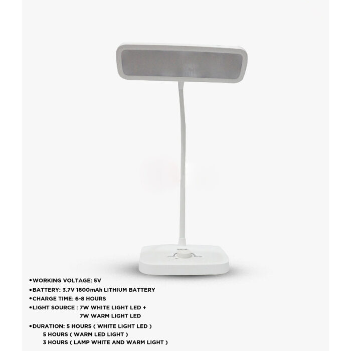 JPN-1307 Sogo Rechargeable Table/Desk Portable And Stylish Lamp - Image 4