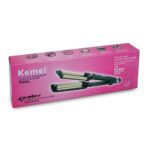 KEMEI Professional Hair Curler With 3 Barrels Big Wave Curling Iron Ceramic Hair Styling Tool - Image 5
