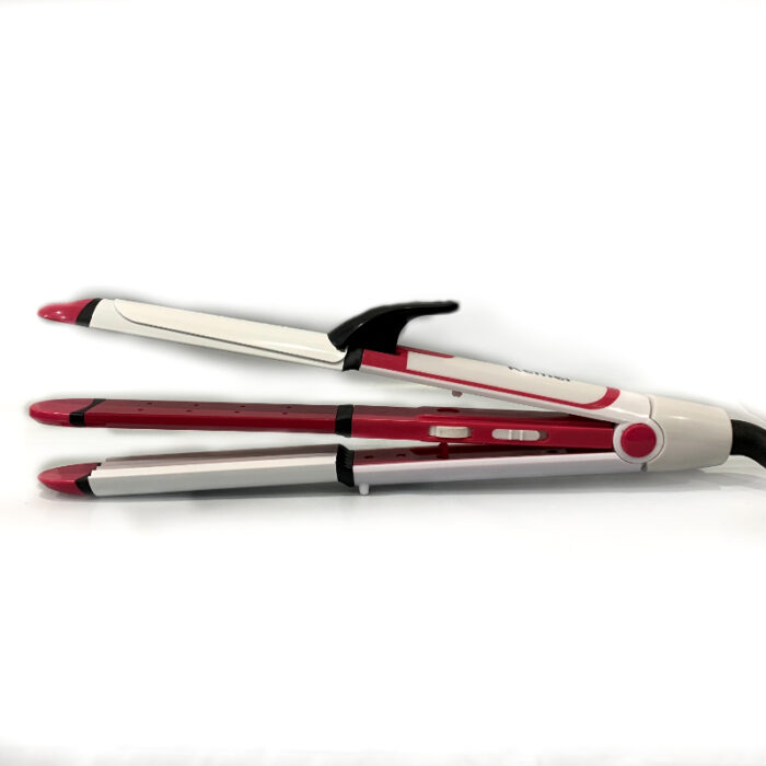 Kemei KM-1290 Multi-Functional Professional Ceramic Hair Straightener For Outstanding Hair Styling - Image 6