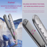 Kemei KM-2052 Professional Hair Straightener – Sleek Design with Ceramic Coated Plates - Image 2