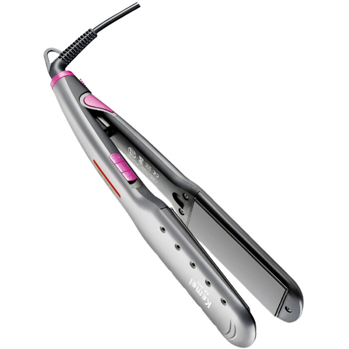 Kemei KM-2052 Professional Hair Straightener – Sleek Design with Ceramic Coated Plates - Image 12