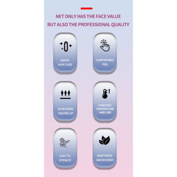 Kemei KM-2052 Professional Hair Straightener – Sleek Design with Ceramic Coated Plates - Image 4